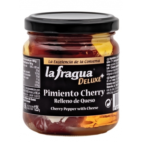 Pimiento Cherry Relleno de Queso Tarro-212