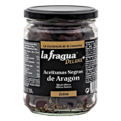 Aceitunas Negras Enteras de Aragón Extra Tarro-445
