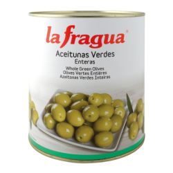 Aceitunas Verdes Enteras 280/320 I Lata 3 kg (A10)