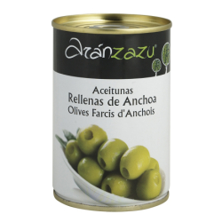 Aceitunas Rellenas de Anchoa 280/300 I Lata 1/3 kg