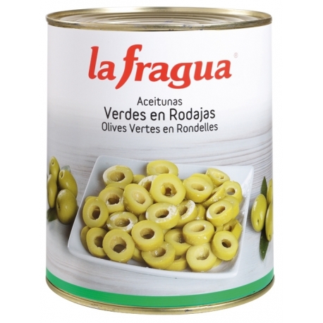 Aceitunas Verdes en Rodajas I Lata 3 kg (A10)