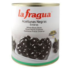Aceitunas Negras Enteras 280/320 I Lata 3 kg (A10)