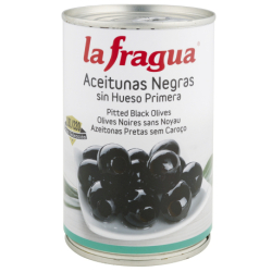 Aceitunas Negras Deshuesadas 181/220 I Lata 1/2 kg