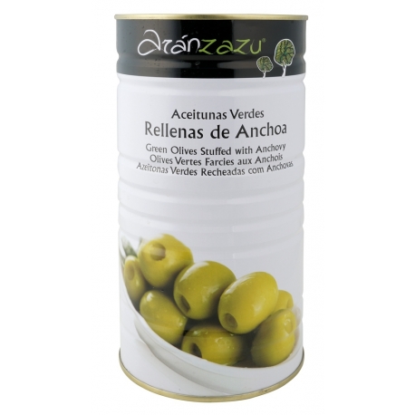 Aceitunas Rellenas de Pimiento 300/340 I Bolsa 200 g