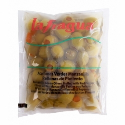 Aceitunas Rellenas de Pimiento 300/340 I Bolsa 200 g