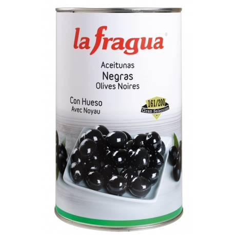 Aceitunas Negras Enteras 241/260 I Lata 5 kg