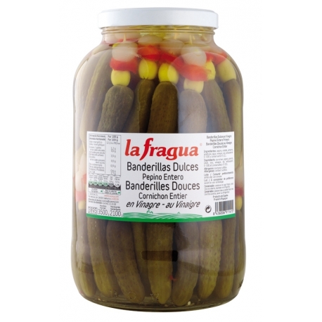 Banderillas Dulces Pepino Entero I Tarro Galón