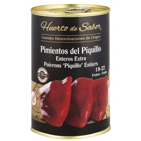 Pimiento Piquillo Entero 18-22 Extra Lata 1/2 kg