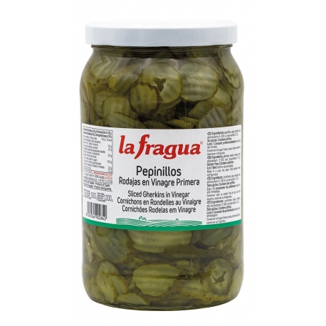 Pepinillos Rodajas en Vinagre I Tarro 1/2 Galón